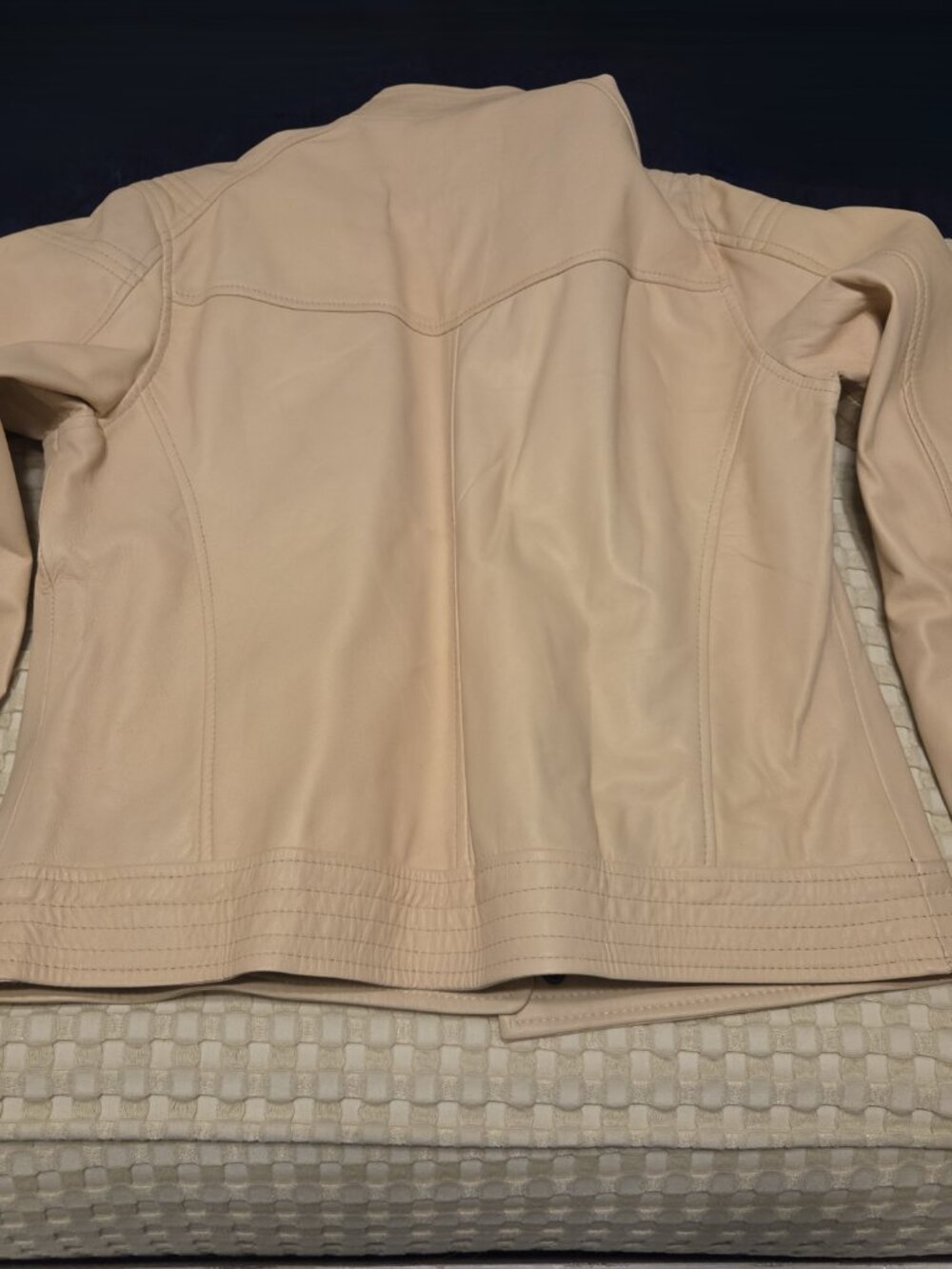Mens Real Leather Jacket - Picture 4 of 5